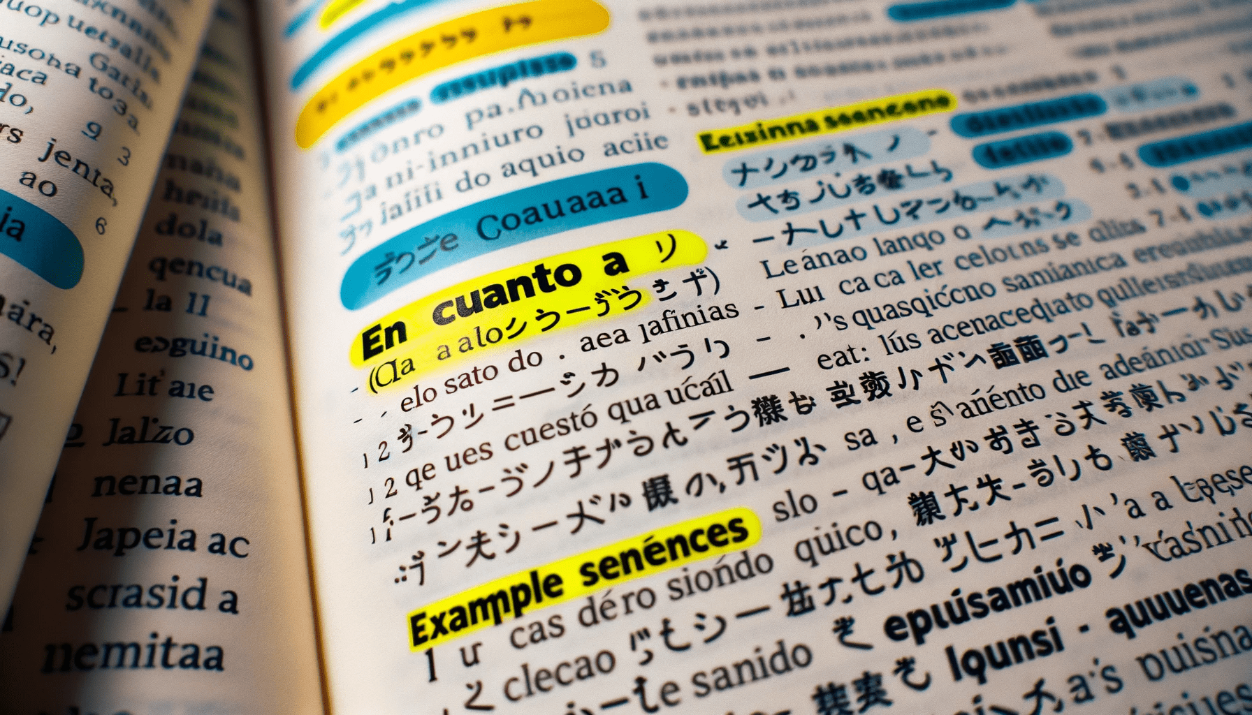 日本語が書かれた本のクローズアップ。