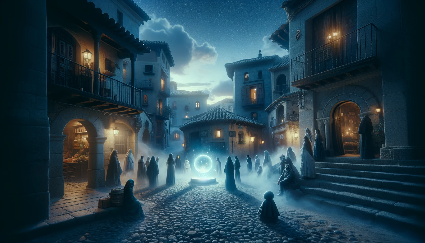 街の怪奇現象を映画を思わせるスペイン語の要素で描いた作品。