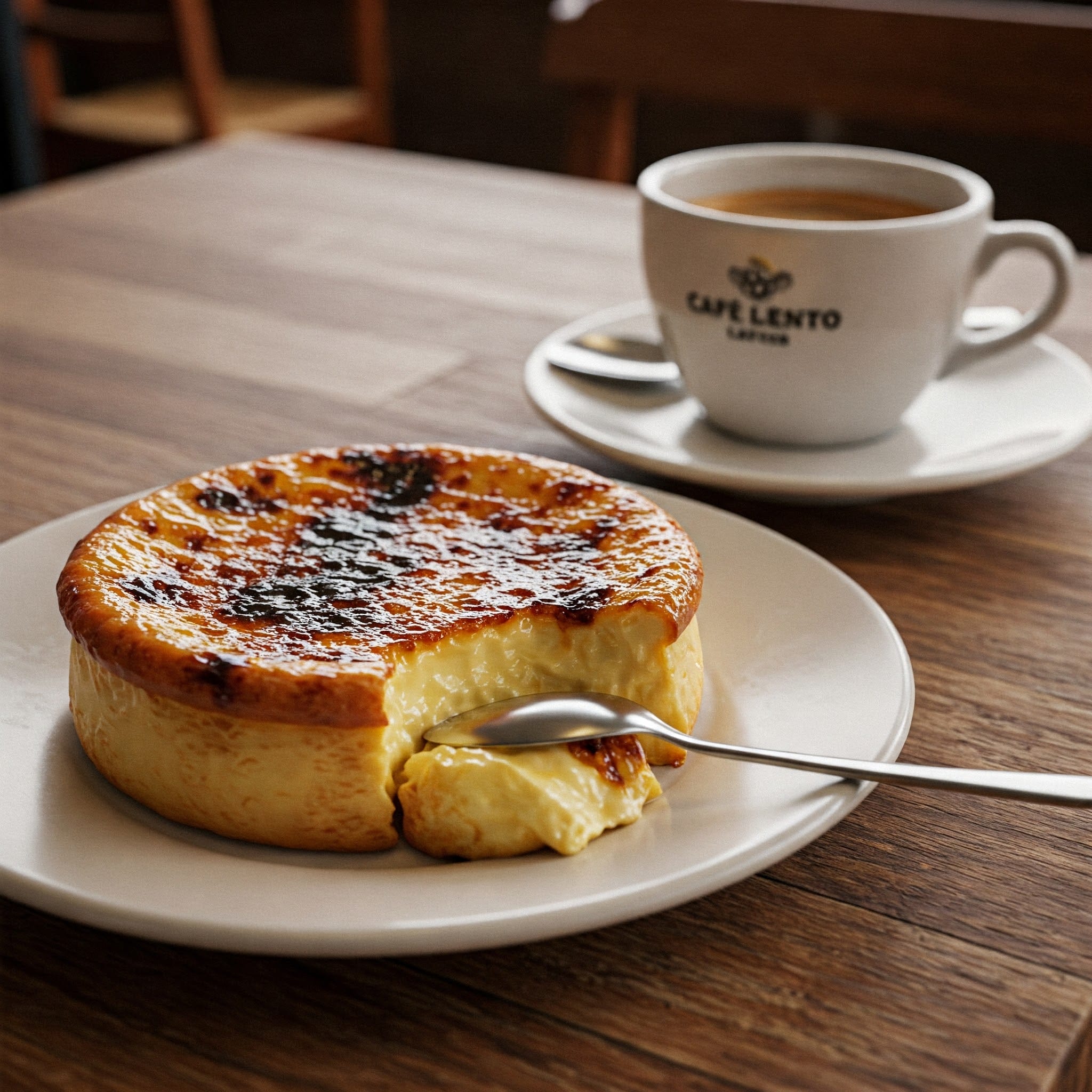 ショーケースに並んだ色とりどりの美味しそうなスペインのケーキやタルト