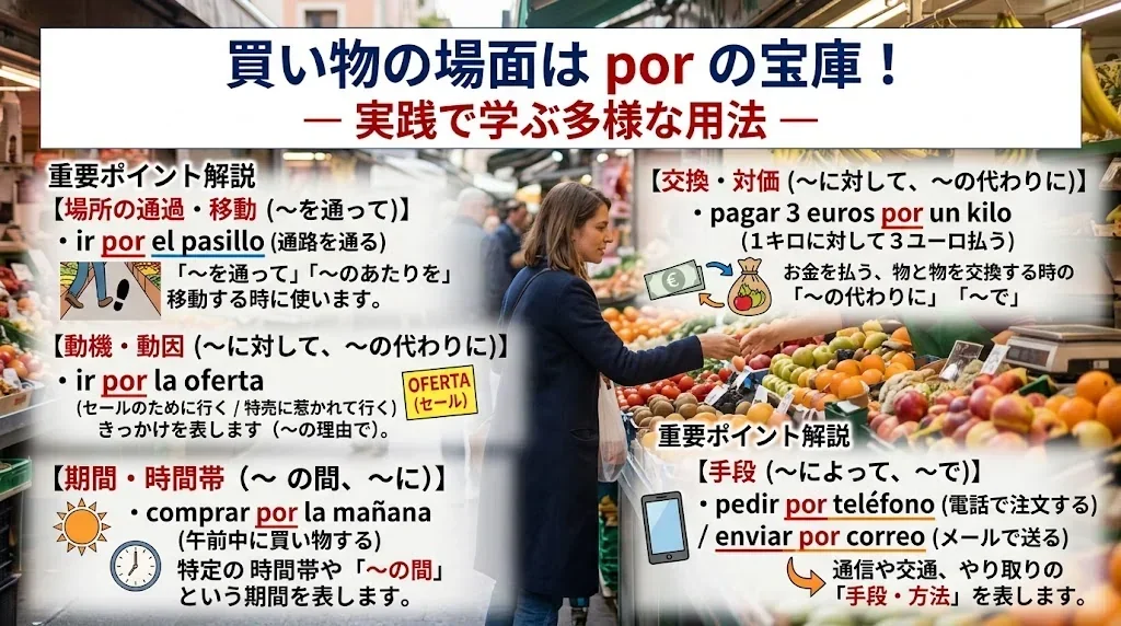 スペインの小さなパン屋で店員が東アジア系の客に紙袋を手渡している温かな店内の様子